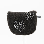 Crystal Love black denim