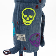 Skull blue x
