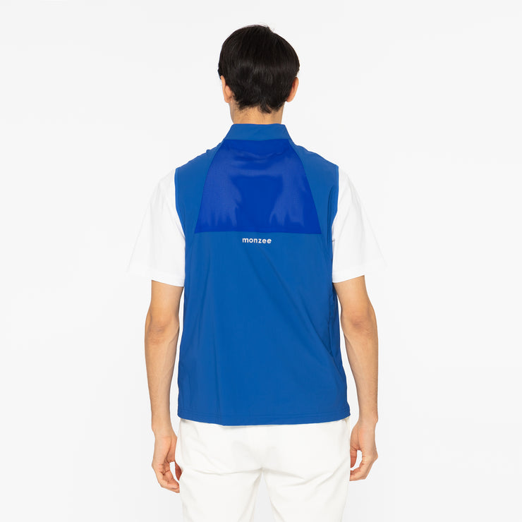 Zip Vest Blue