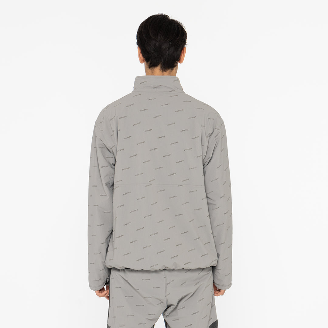 美品　パーリーゲイツ　フリース　ジャケット　ハーフジップ　グレー　M〜L相当　4 リバーシブル ハーフジップフリース グレー – monzee