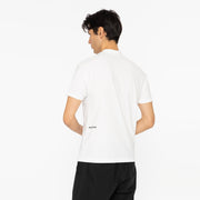 Stretch mock neck White