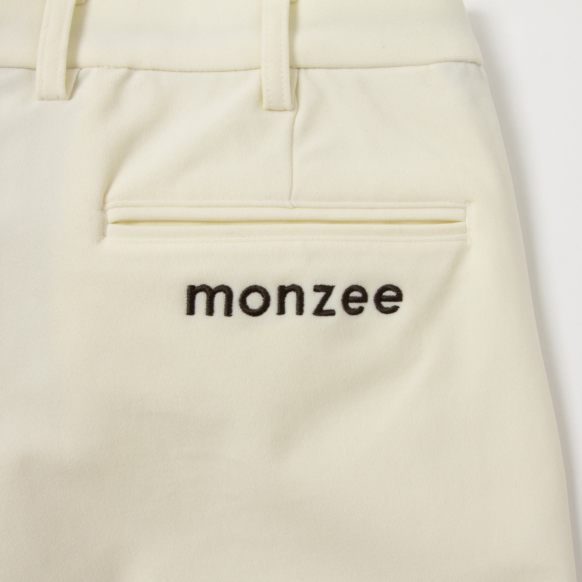 monzee ウォームパンツ-WHT