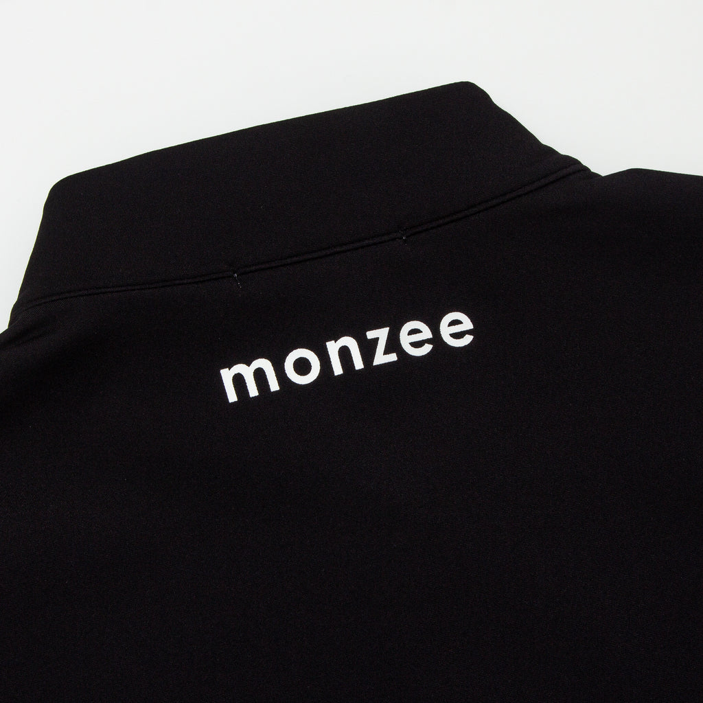 monzee ハーフジップ ブラック