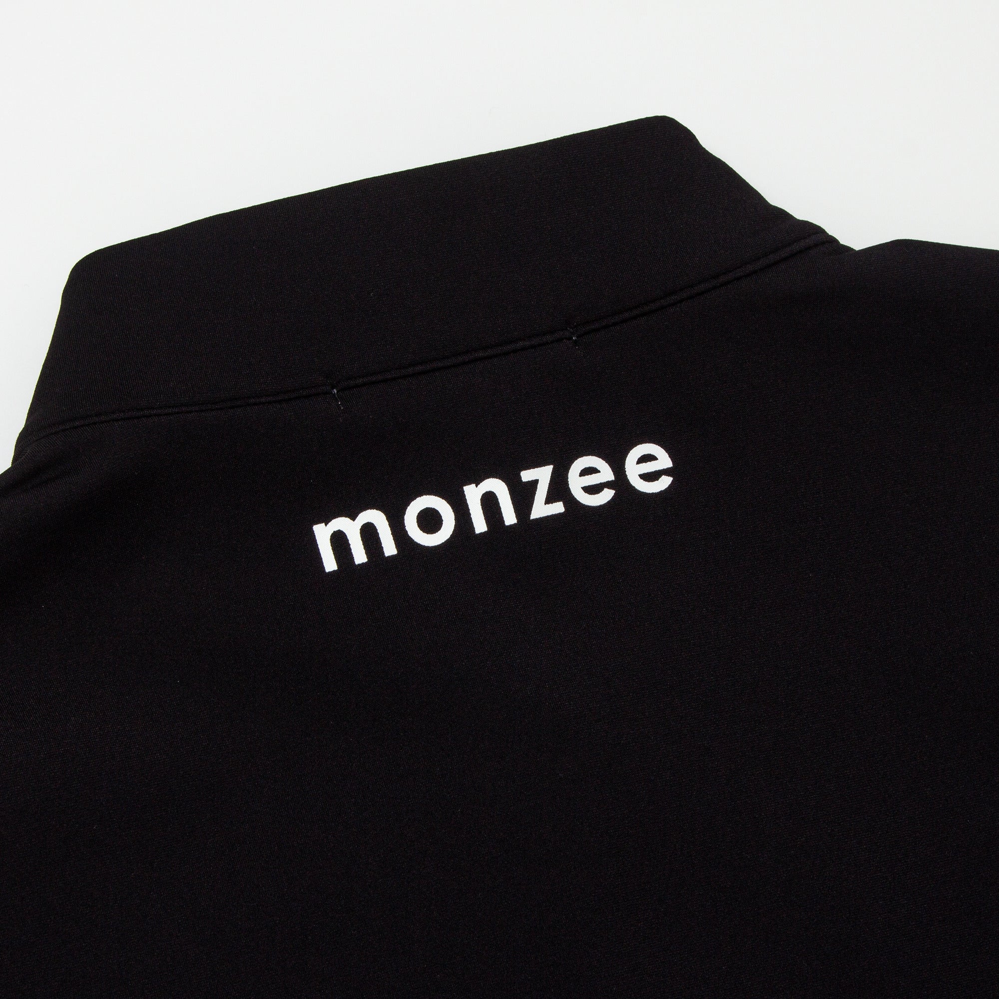 monzee ハーフジップ ブラック