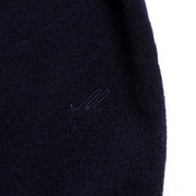 100% Cashmere Polo Navy