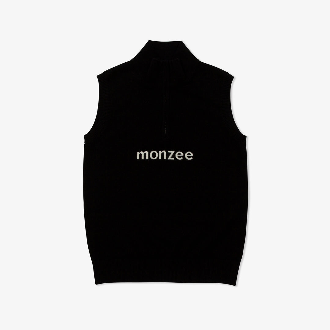 Zip Vest - Black – monzee