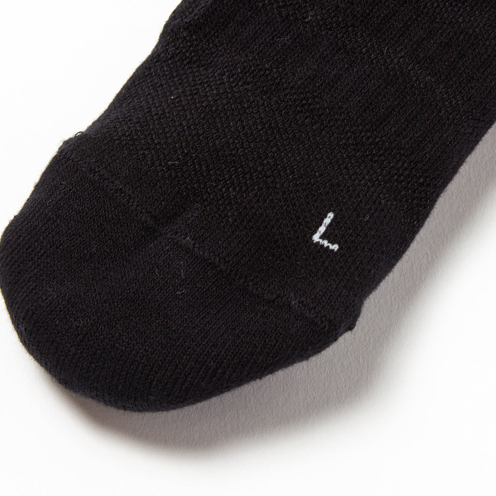 ショートソックス ブラック