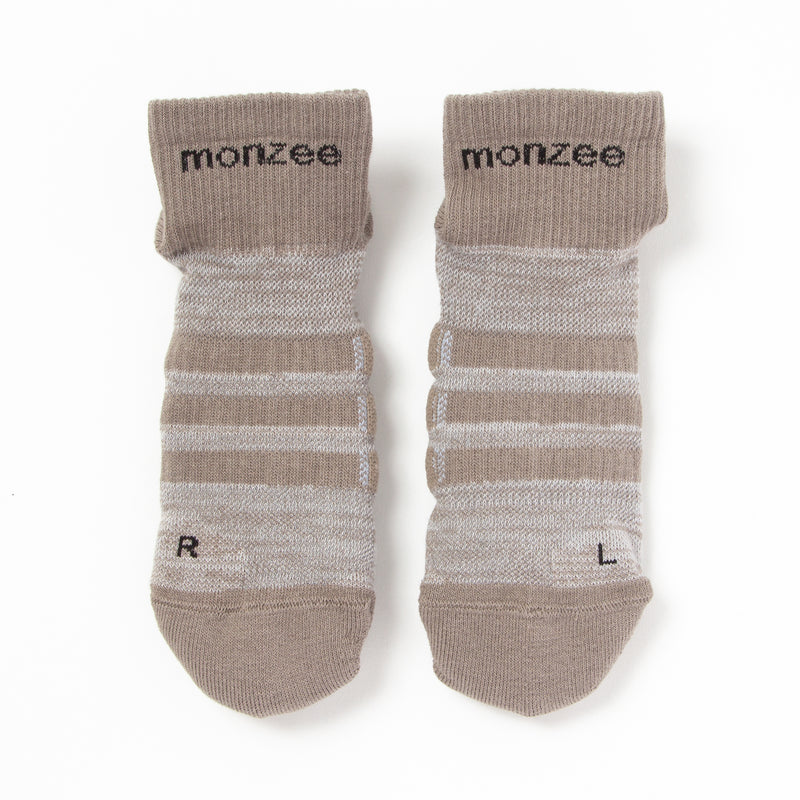 ショートソックス グレー