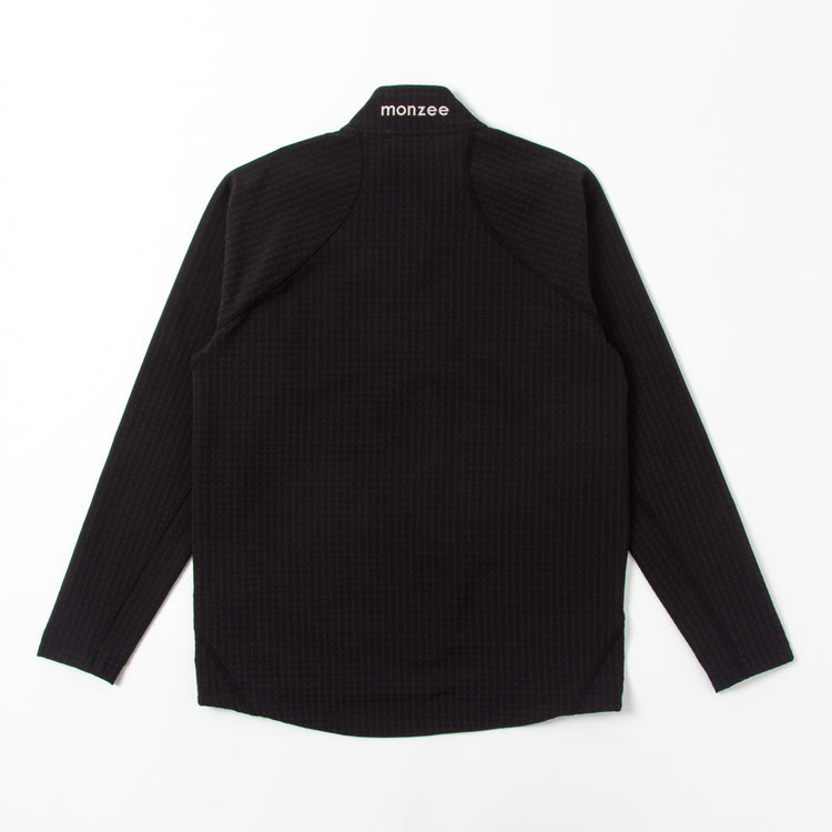 ハーフジップ ストームフリース -ブラック – monzee