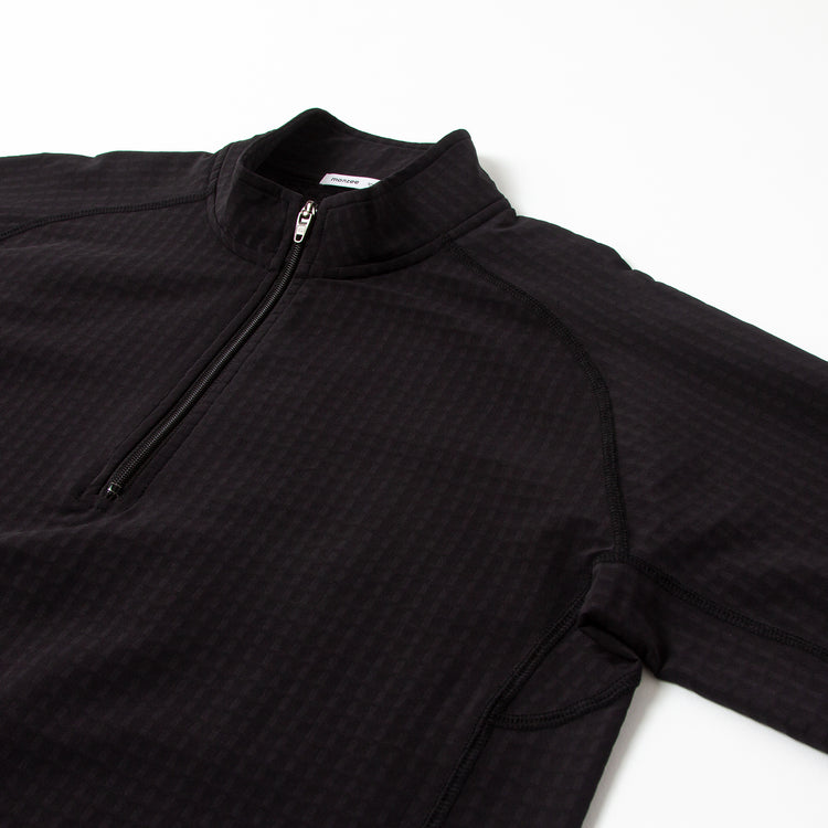 ハーフジップ ストームフリース -ブラック – monzee