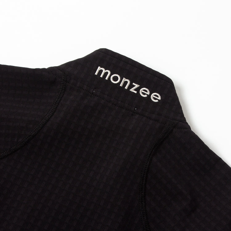 ハーフジップ ストームフリース -ブラック – monzee