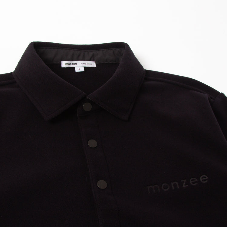 Polartec® フリースポロ - ブラック – monzee
