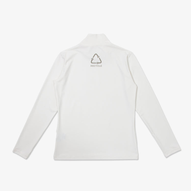 モックネックロング - ホワイト – monzee