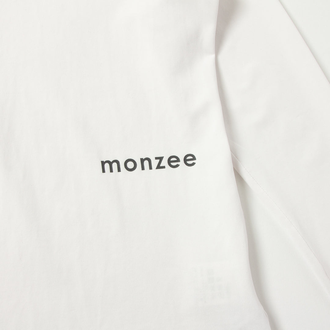 薄手モックネック - ホワイト – monzee
