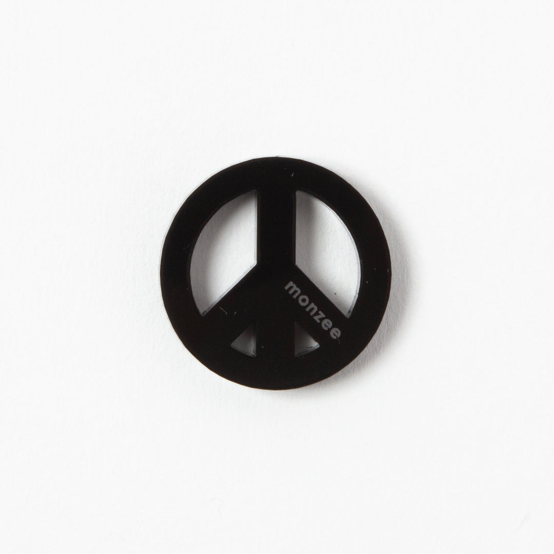 【限定】monzee ゴルフマーカー　ピースマーク　USA製 Peace Mark Red マグネットタイプ – monzee