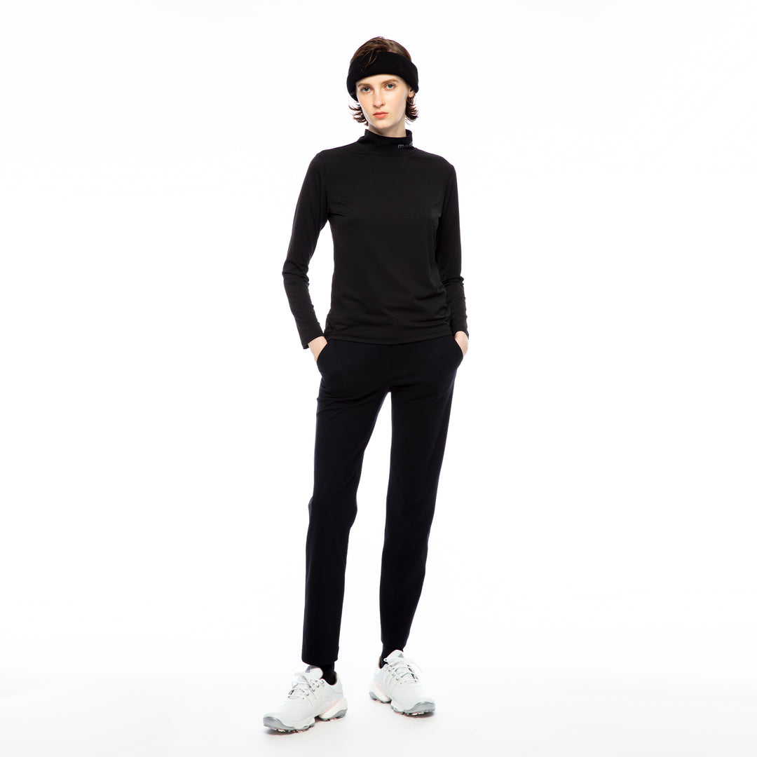 【UNBIND】PLEASANT WARM MOCK　モックネック　Lサイズ 黒 最高ニット／モックネックニット／長袖／ウォッシャブル