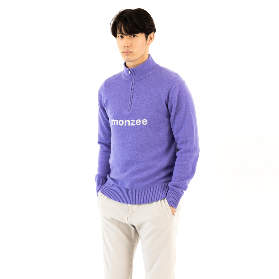 Cashmere mix Half-Zip – monzee